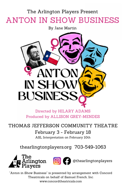 Anton in Show Business show poster