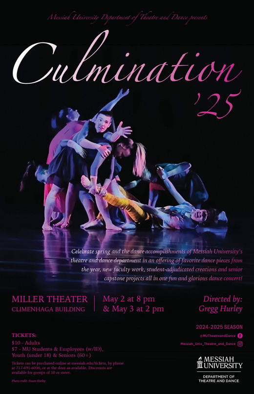 Culmination '25: Spring Dance Concert in Central Pennsylvania