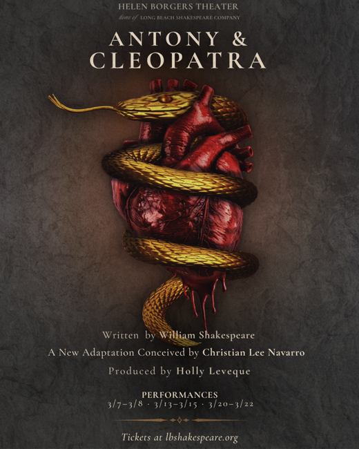 Antony and Cleopatra  A New Adaptation  Conceived by Christian Lee Navarro