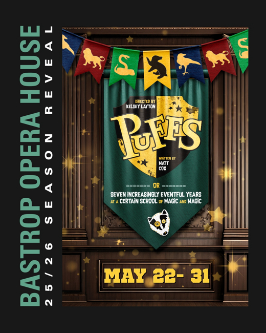 Puffs, or Seven Increasingly Eventful Years at a Certain School of Magic and Magic show poster