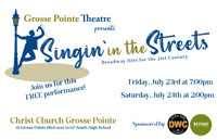 Grosse Pointe Theatre presents Singin’ in the Street, FREE Outdoor Performances July 23-24