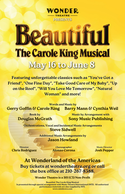 Beautiful: The Carole King Musical in San Antonio