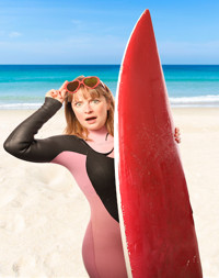 Surfing the Holyland show poster