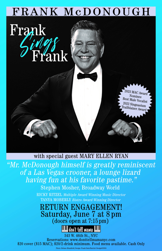 FRANK SINGS FRANK in Off-Off-Broadway