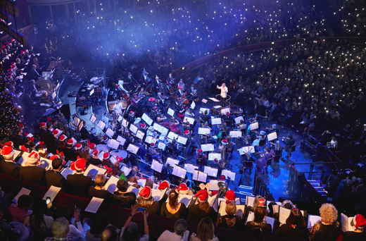 Carols at the Royal Albert Hall show poster