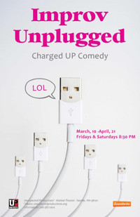 Improv Unplugged: Charged UP Comedy show poster