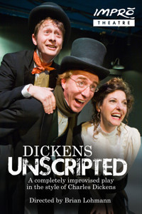 Impro Theatre’s Dickens Unscripted show poster