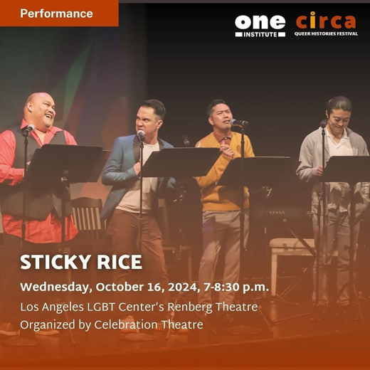 Celebration Theatre presents STICKY RICE Staged Reading + Talkback