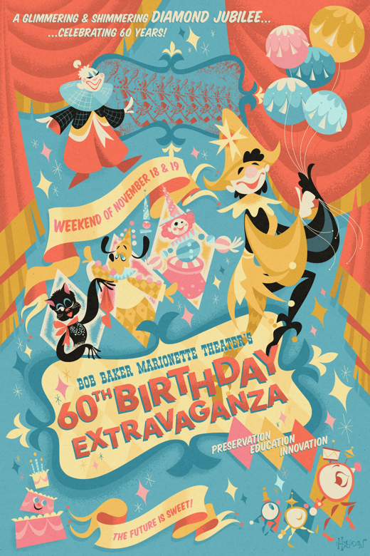 60th Birthday Extravaganza show poster