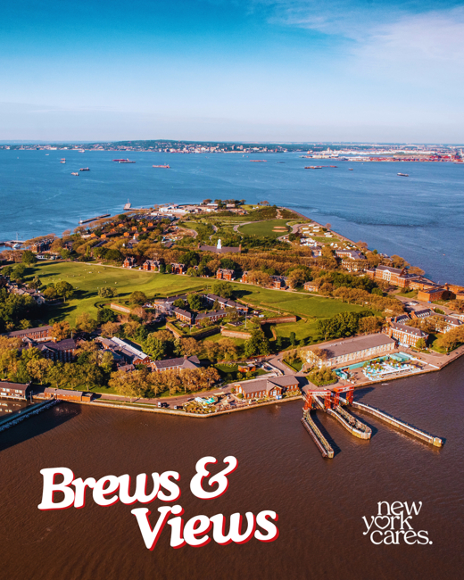 New York Cares Presents Brews & Views, a Fundraiser on Governors Island Benefitting the Stand with Students Campaign