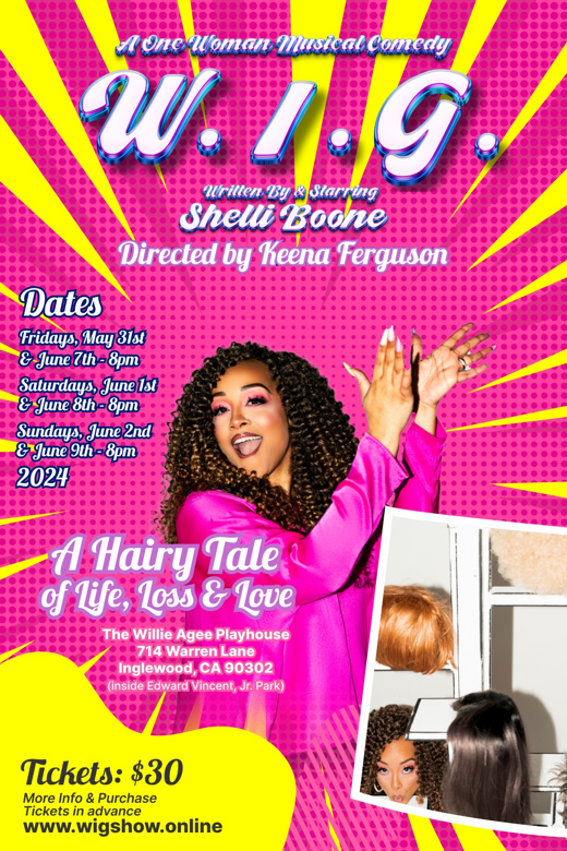 W.I.G. - A One Woman Show show poster