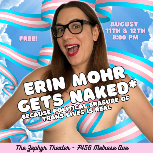 Erin Mohr Gets Naked* for the kids, a Stand-up Comedy Show for Adults show poster
