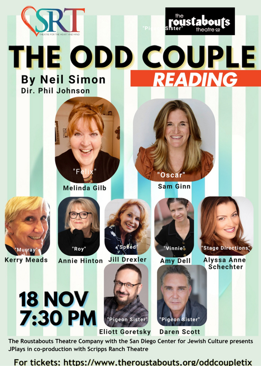 The Odd Couple-Reading show poster