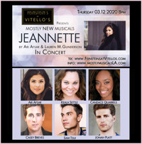 mostlyNEWmusicals: JEANNETTE in Concert show poster