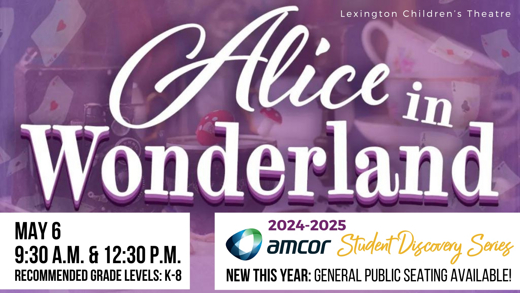 Alice in Wonderland show poster