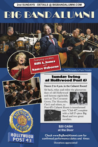 The Big Band Alumni Swings at Historic Hollywood Post 43 in Los Angeles