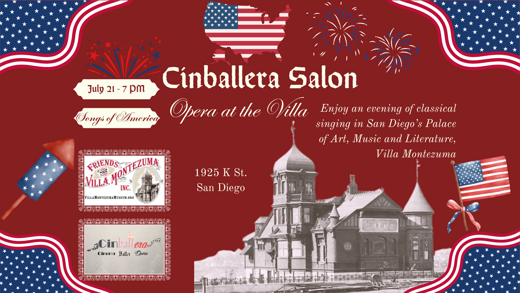 July Cinballera Salon - Songs of America