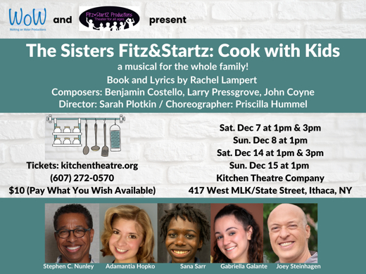 The Sisters Fitz&Startz: Cook with Kids in Central New York