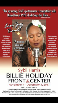 Billie Holiday: Front and Center show poster