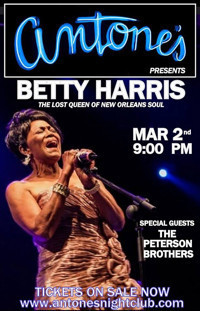 Betty Harris LIVE at Antone's show poster