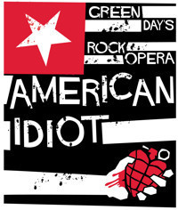 Green Day's AMERICAN IDIOT show poster
