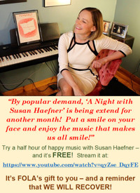An Evening with Susan Haefner show poster