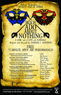 Much Ado About Nothing show poster