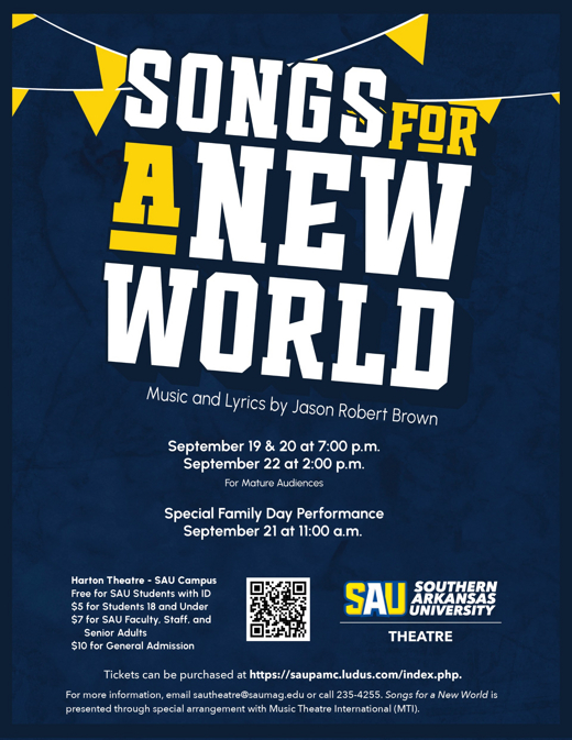 Songs For A New World in Arkansas