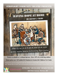 Having Hope at Home show poster