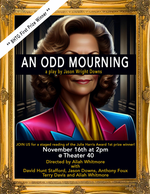 An Odd Mourning show poster