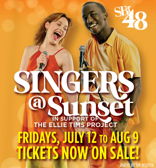 Singers@Sunset show poster
