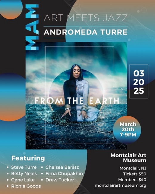 Art Meets Jazz - Andromeda Turre Live at The Montclair Art Museum in New Jersey