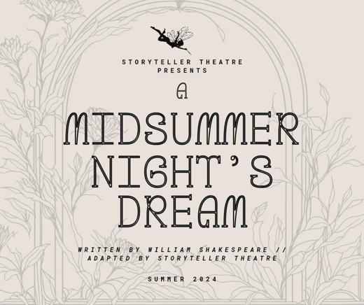 A MIDSUMMER NIGHT'S DREAM show poster