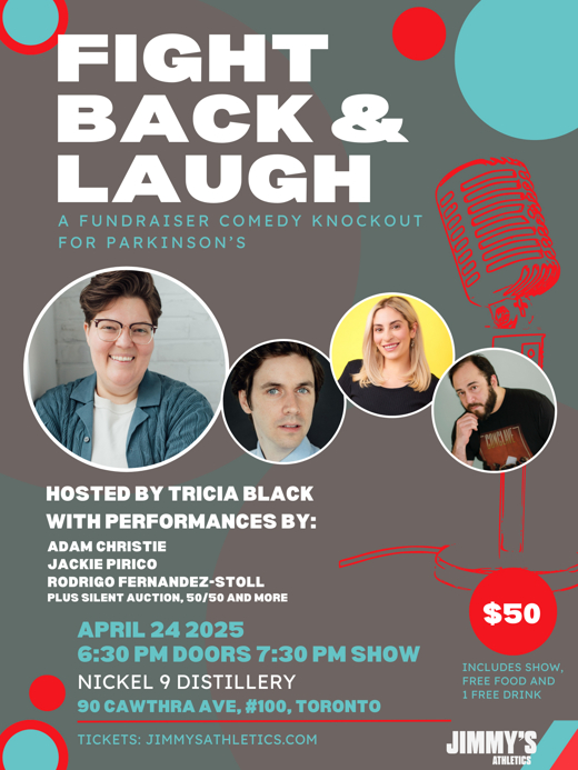 Fight Back & Laugh: A Fundraiser Comedy Knockout for Parkinsons in Toronto