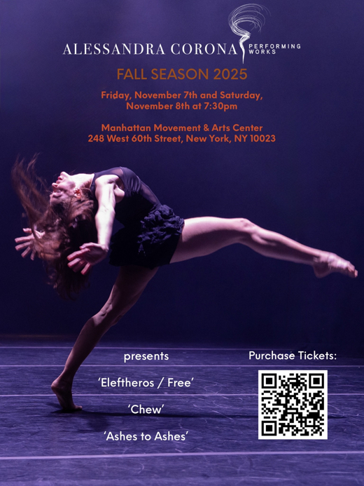 Alessandra Corona Performing Works Fall Season 2025