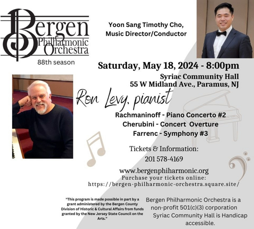 Bergen Philharmonic and the “Rach” Star in New Jersey