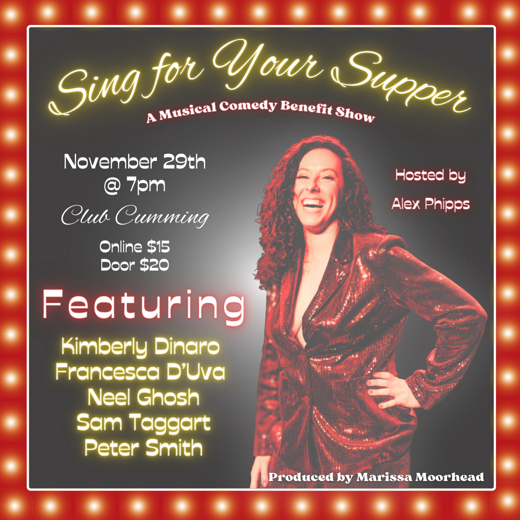 Sing For Your Supper show poster