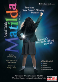 MATILDA The Musical show poster