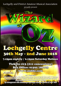 THE WIZARD OF OZ show poster