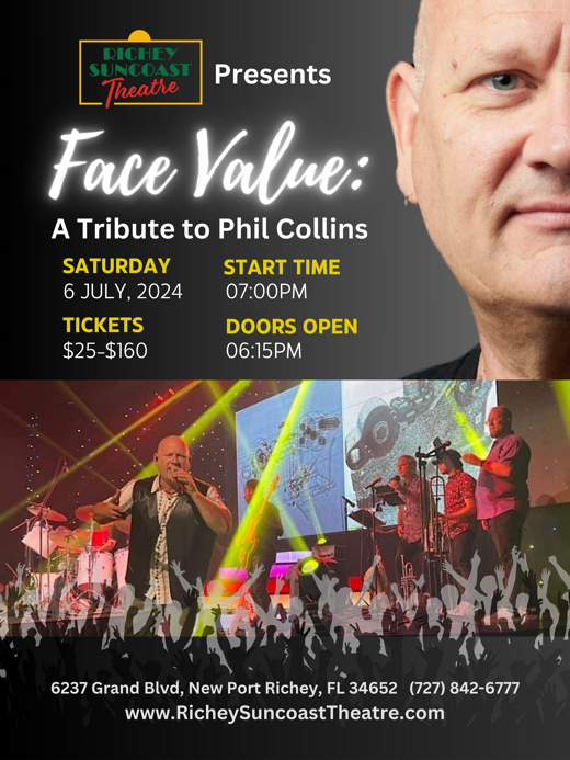 Face Value: A Tribute to Phil Collins in Tampa/St. Petersburg