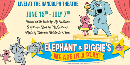 Elephant and Piggie's We are in a Play! show poster