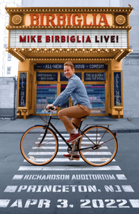 Mike Birbiglia: The Old Man and the Pool, presented by the Lewis Center for the Arts’ Princeton Atelier at Large series show poster