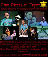 Five Pieces of Paper in Los Angeles