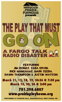 The Play That Must Go On show poster