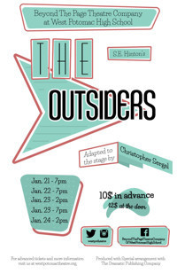 The Outsiders show poster