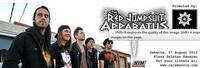 The Red Jumpsuit Apparatus Live in Jakarta show poster