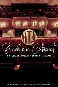Sondheim Cabaret show poster