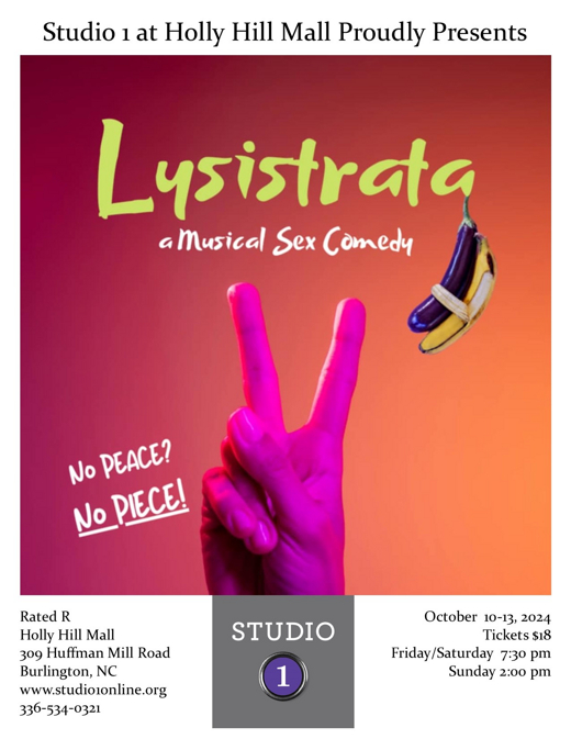 Lysistrata show poster