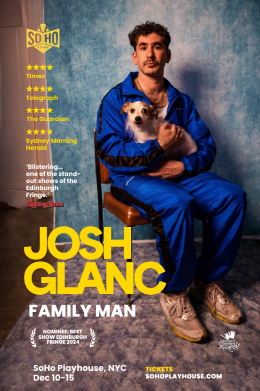 Josh Glanc: Family Man show poster