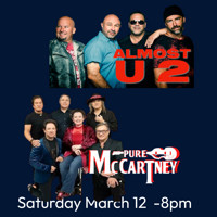ALMOST U2 & PURE MCCARTNEY show poster